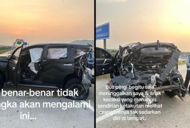 Kronologi Kecelakaan Maut Pajero Sport yang Ditabrak Bus PO Haryanto