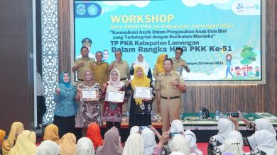 Gelar Workshop pada HKG PKK ke 51, Ini Harapan Bupati YES untuk Dunia Pendidikan Lamongan