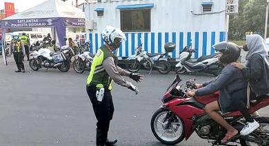 Ini Sebabnya Tilang Manual Kembali Diberlakukan di Sidoarjo
