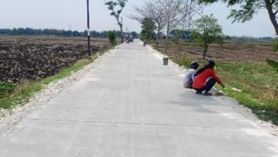 Dikebut, Begini Progres Pembangunan Ruas Jalan Bagi Petani Tembakau